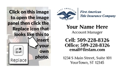 First American Title Quickstart Card Left Box