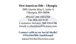 First American Title Quickstart Card Left Bleed