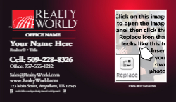 Realty World  Blend Photo Card
