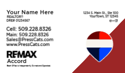 Remax Corner DRK RED Diag Bal