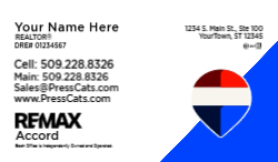 Remax Corner Light Blue Diag Bal