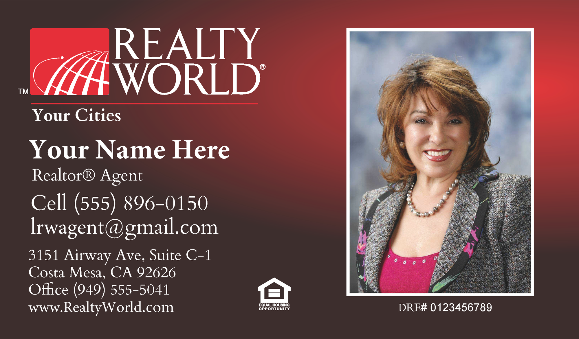 Realty World Business Cards