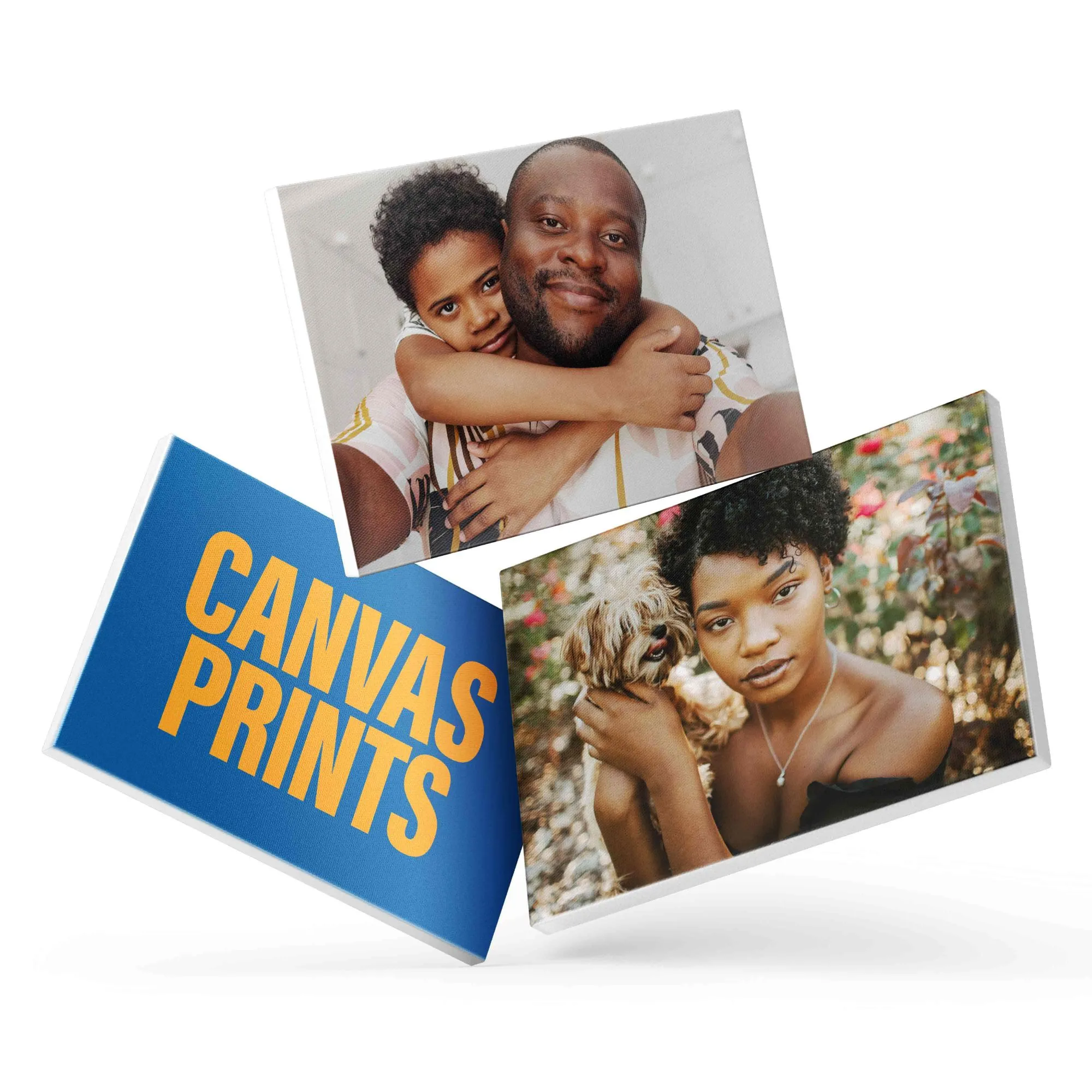 Custom canvas prints.