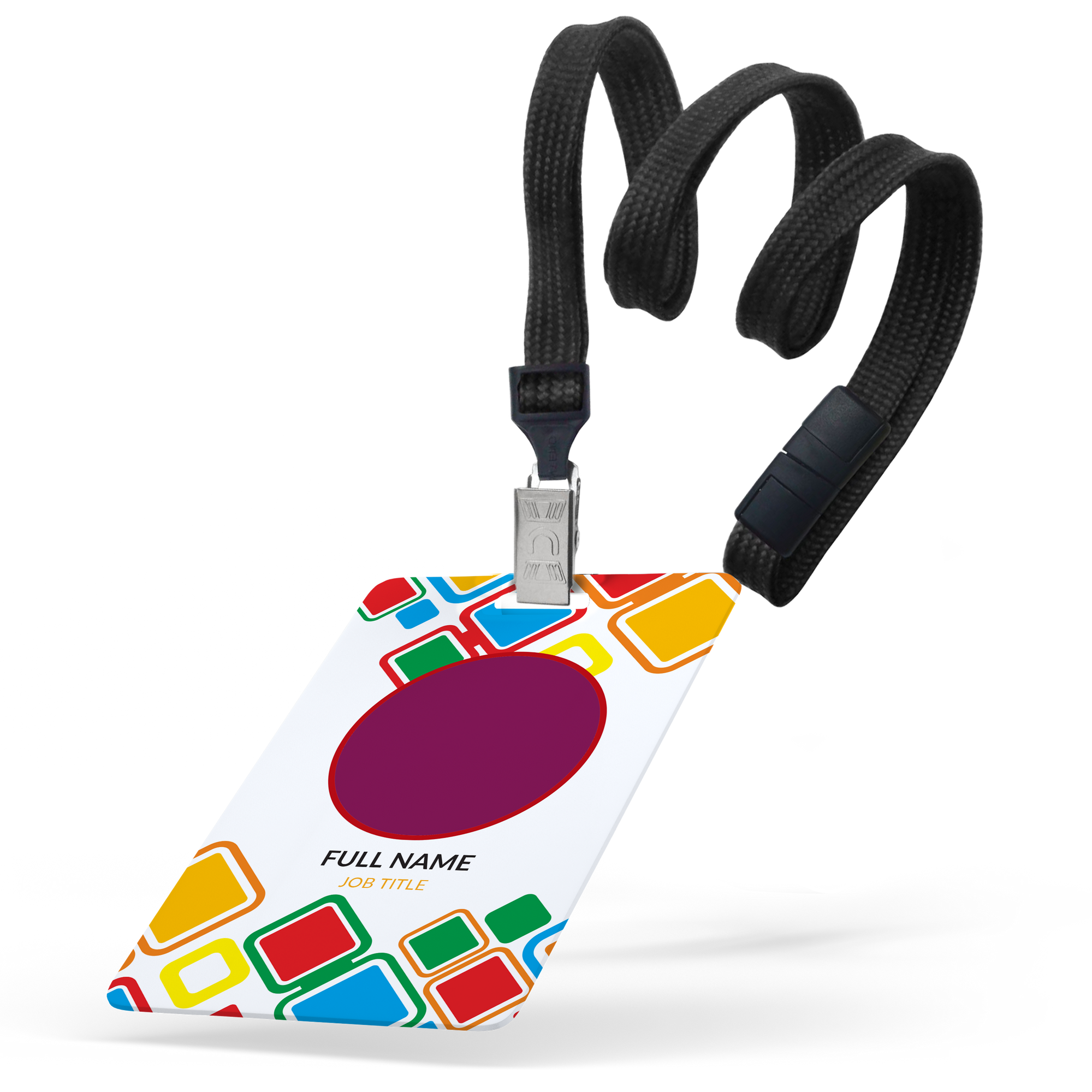 Custom ID cards for employees.