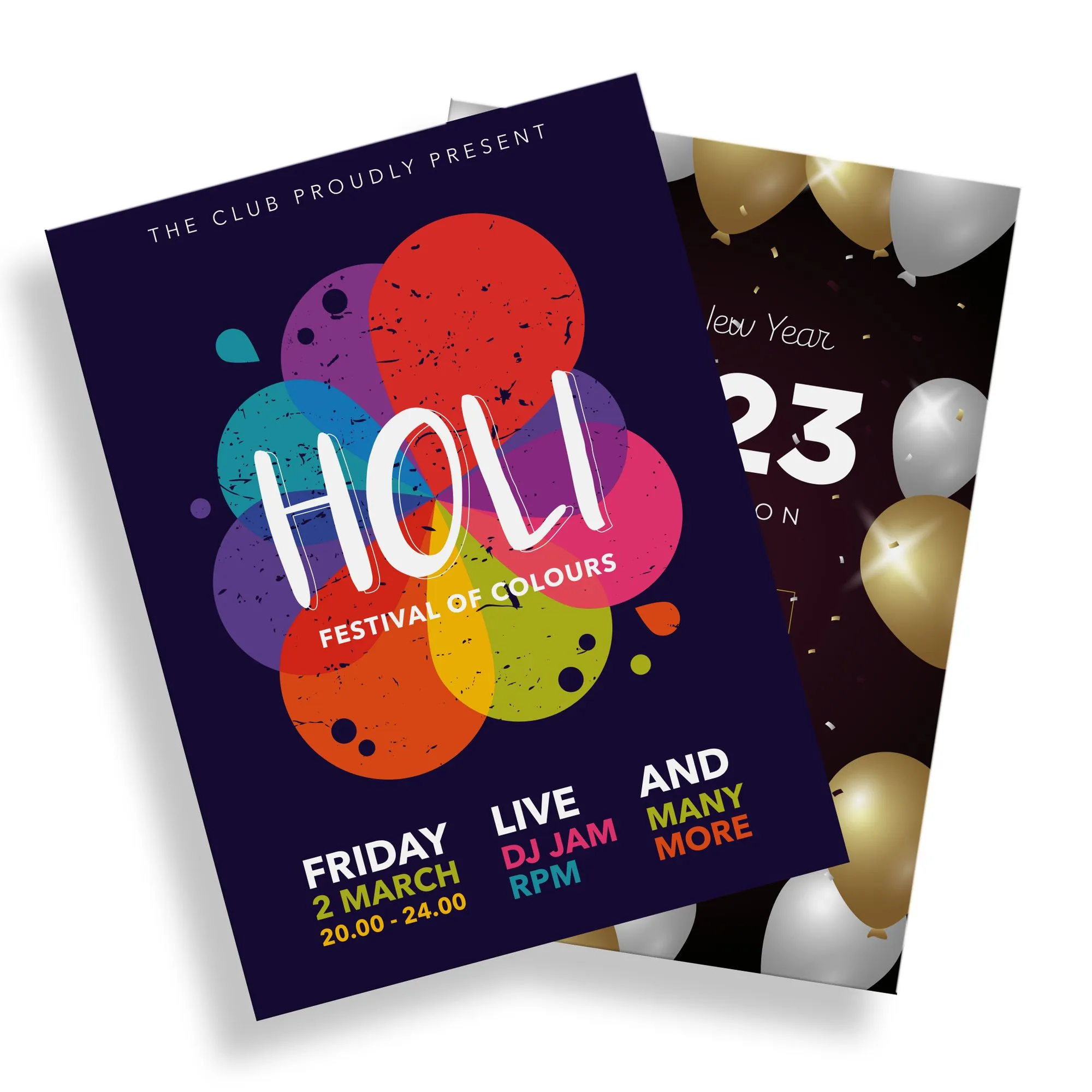 Custom printed posters for indoor use.