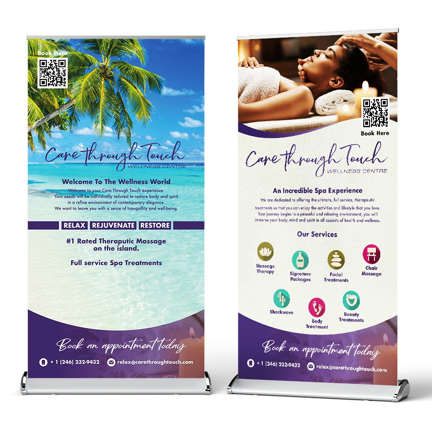 Wide Pull Up Banner Stand