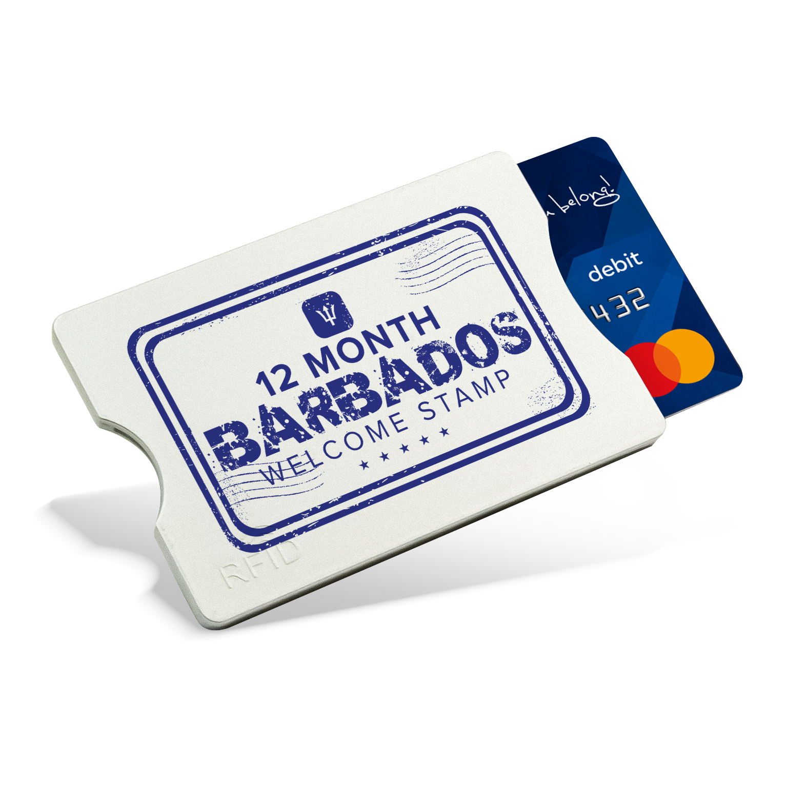RFID blocker sleeve for card protection.