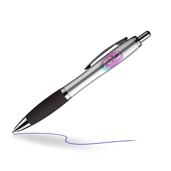 Black -  Grip Click Pen