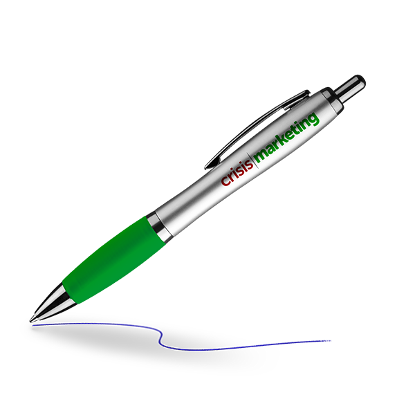 Green -  Grip Click Pen