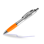 Orange -  Grip Click Pen