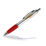Red -  Grip Click Pen