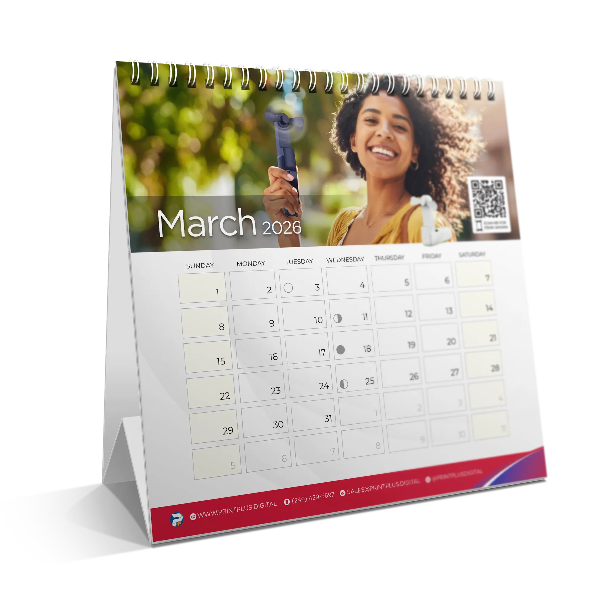Square Desk Calendar