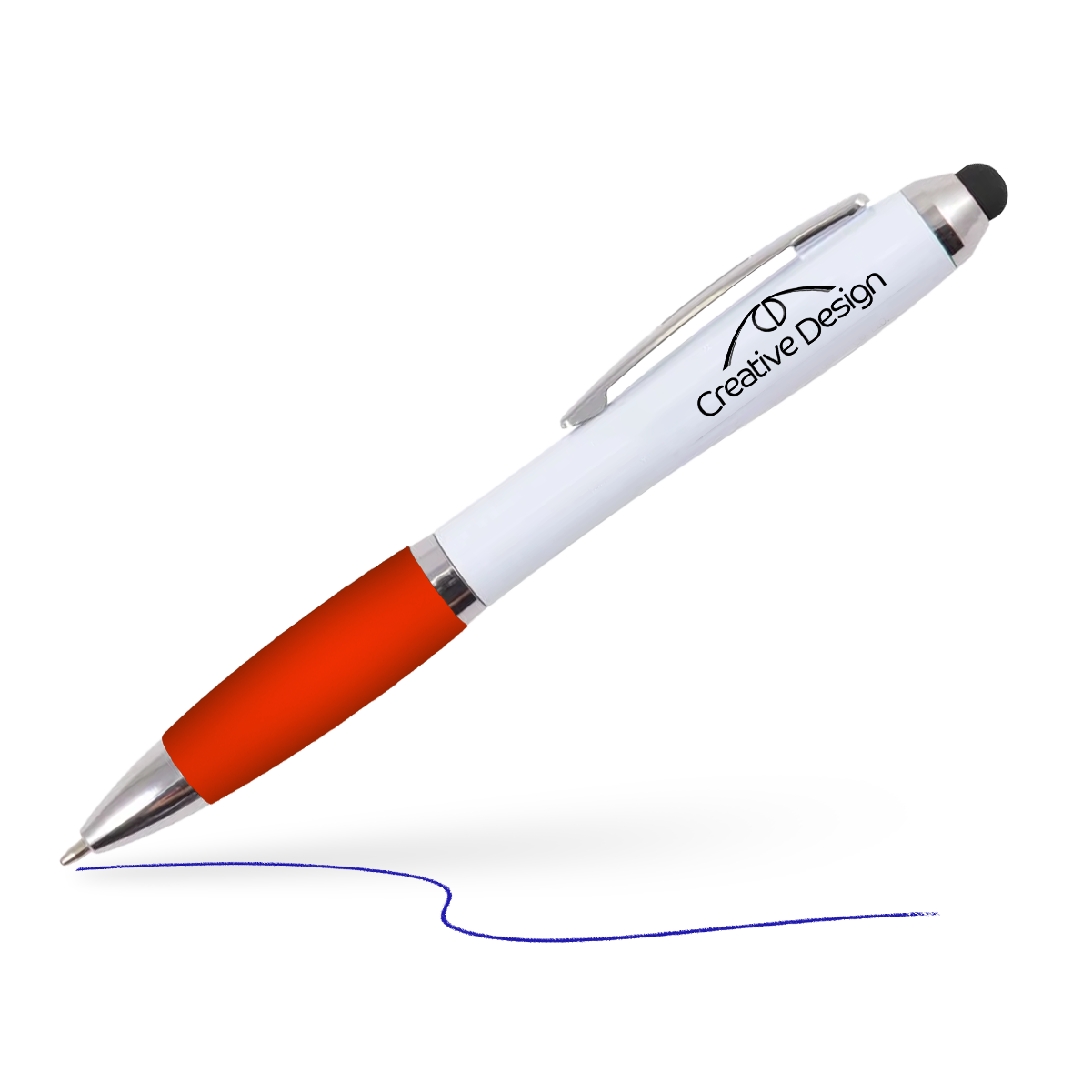 Orange - Colour Grip Stylus Pen