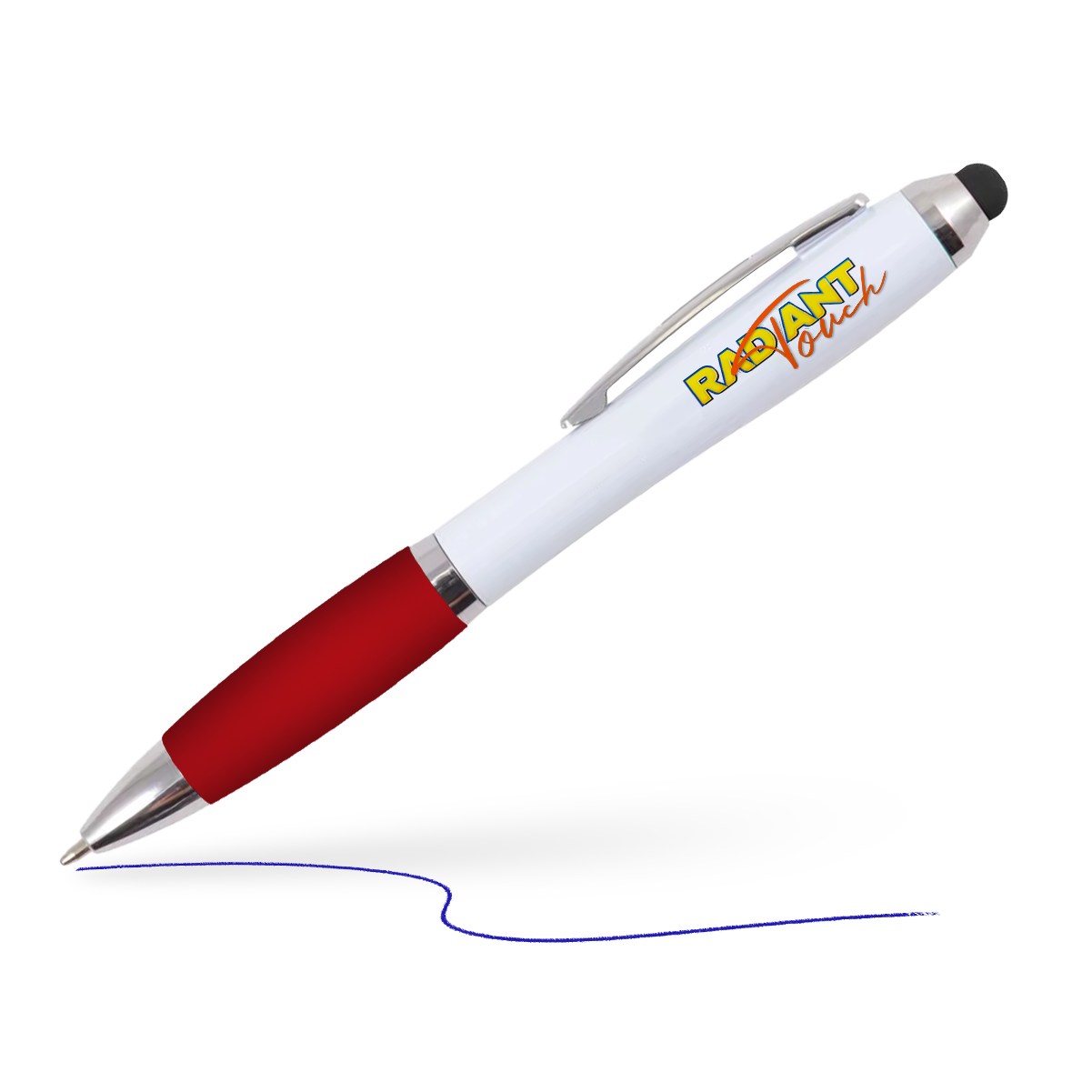 Red - Colour Grip Stylus Pen