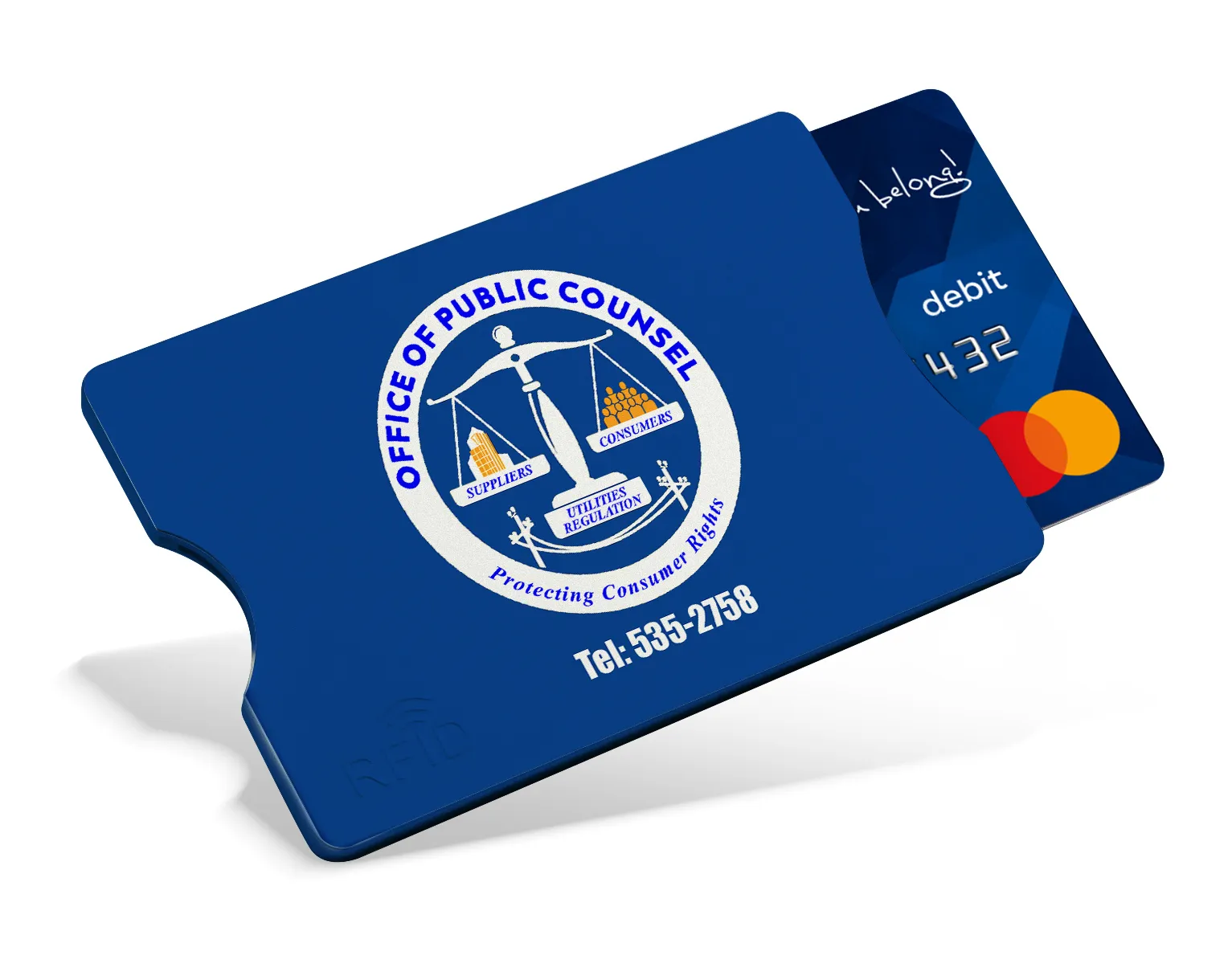 Blue - RFID Blocker Sleeve