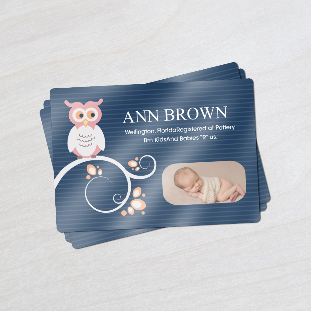 Birth Announcements High Gloss