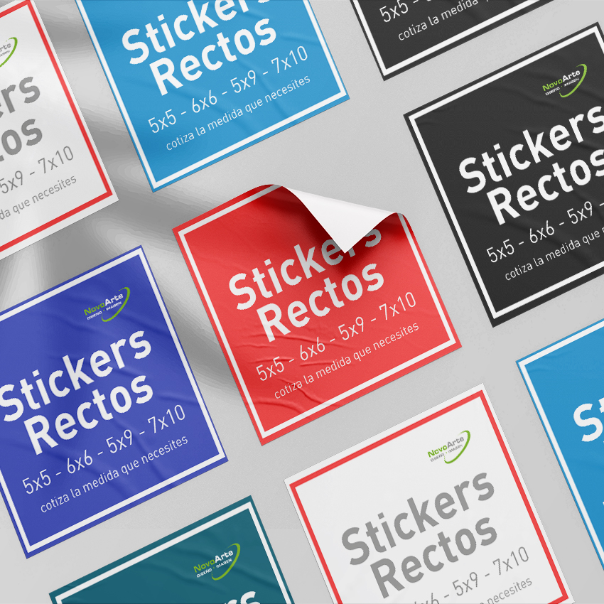 Adhesivos Rectos