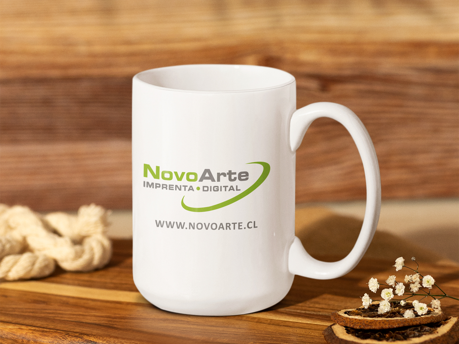 Taza Blanca 15oz