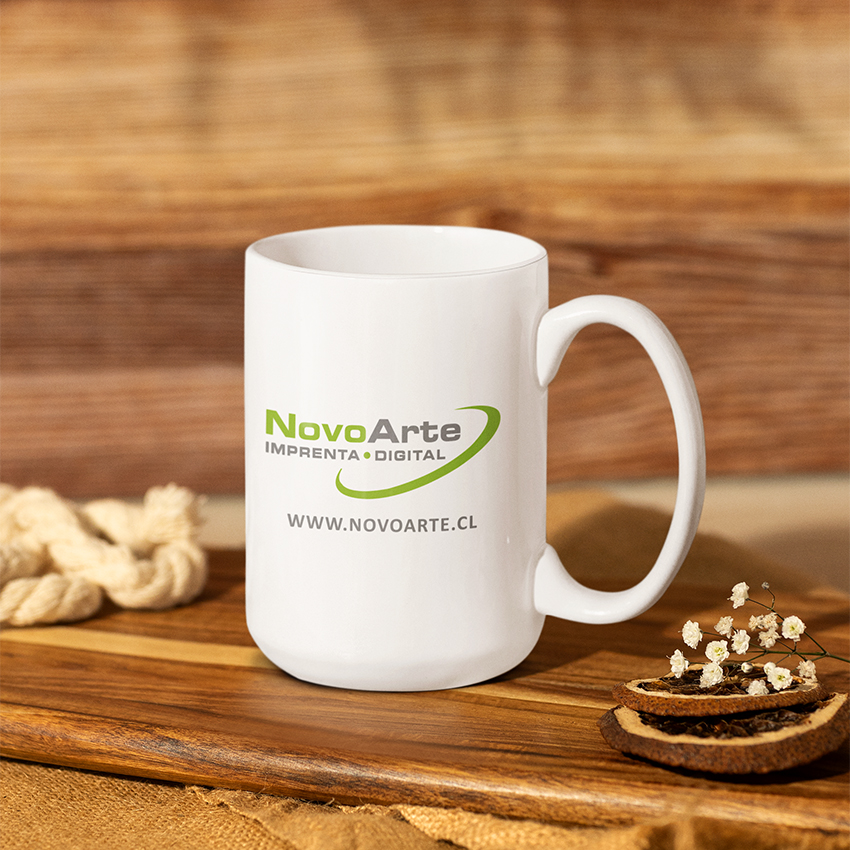 Taza Blanca 15oz