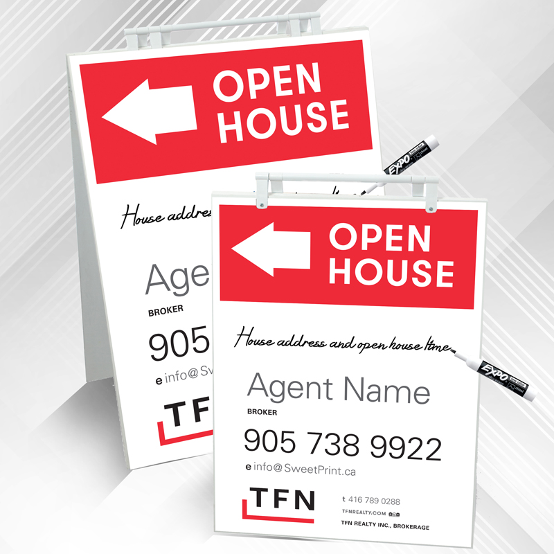 Open House Sandwich Board