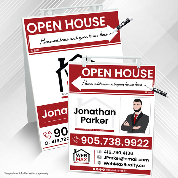 Open House Sandwich Board