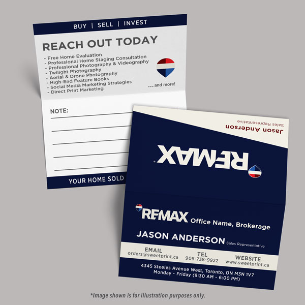 Folded Business Card (double sided)