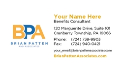 Brian Patten Business Card Design 1