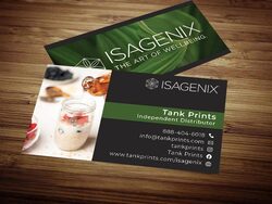 Isagenix Business Card Design 1