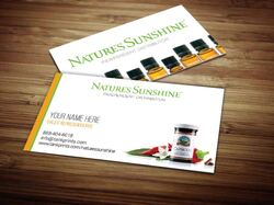 Nature's Sunshine Business Card Design 2
