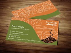 Tastefully Simple Business Card Design 4