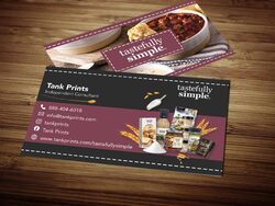 Tastefully Simple Business Card Design 5