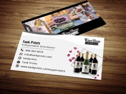 Wine Shop at Home Business Card Design 1