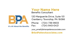 Brian Patten Business Card Design 1 Slogan