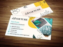 Chalk Couture Business Card Design 1