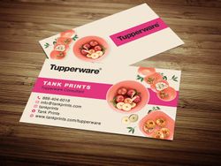 Tupperware Business Card Design 8