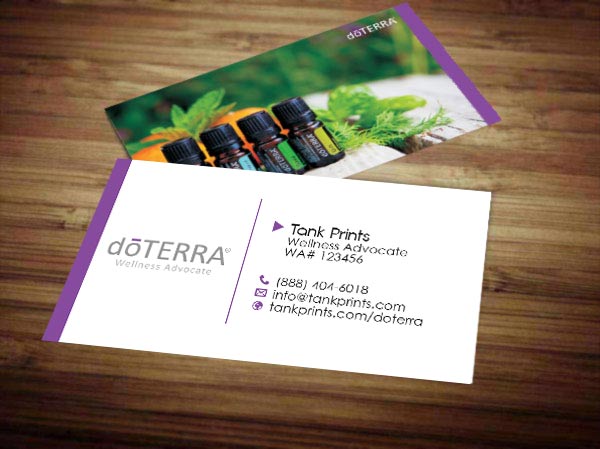 15 Beautifully Designed doTERRA Business Cards - Tank Prints