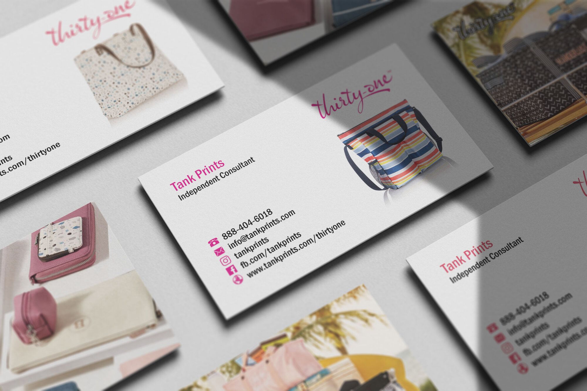 Thirty-One Business Cards - Tank Prints