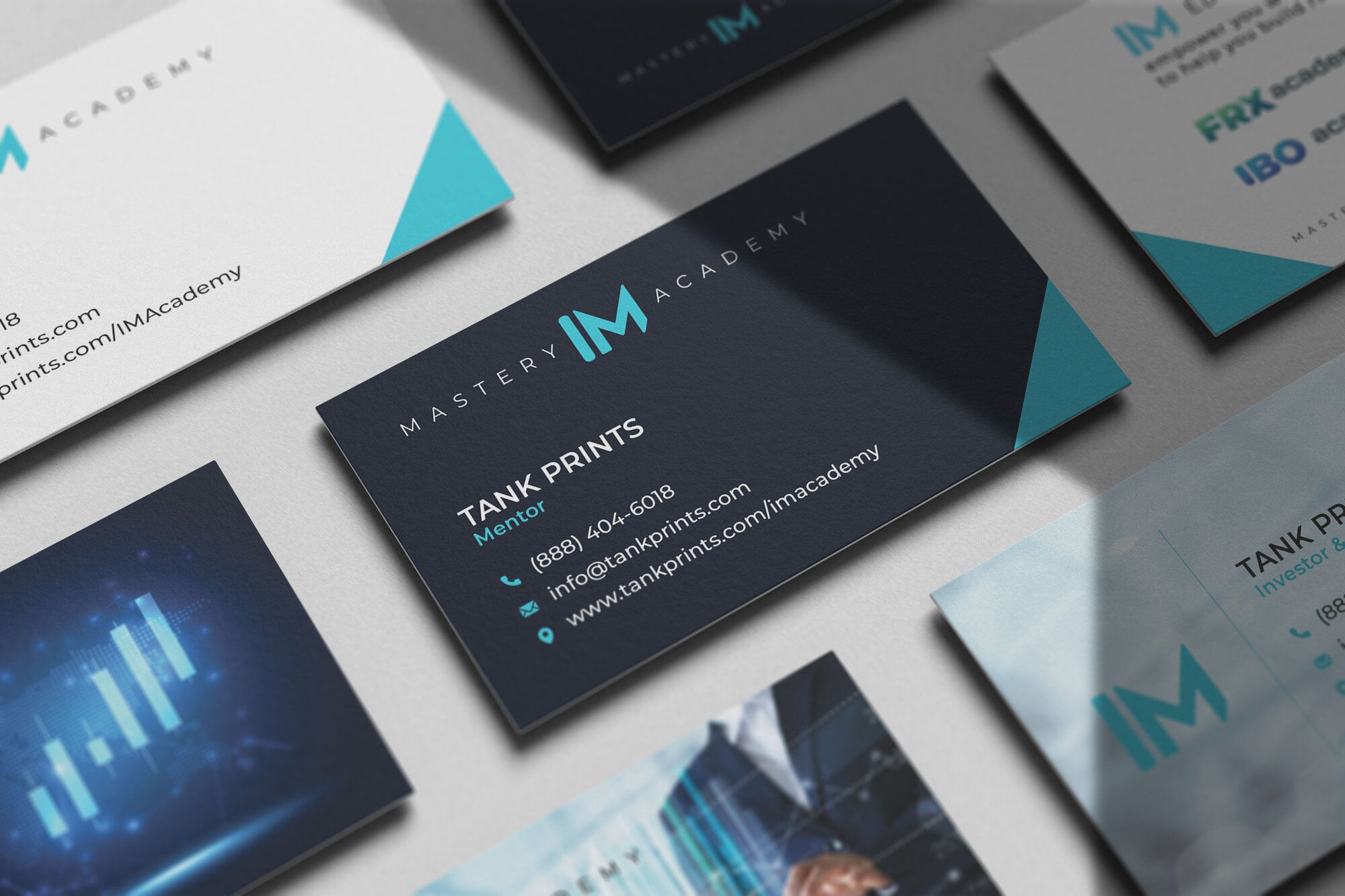 IM Academy Business Cards - Tank Prints