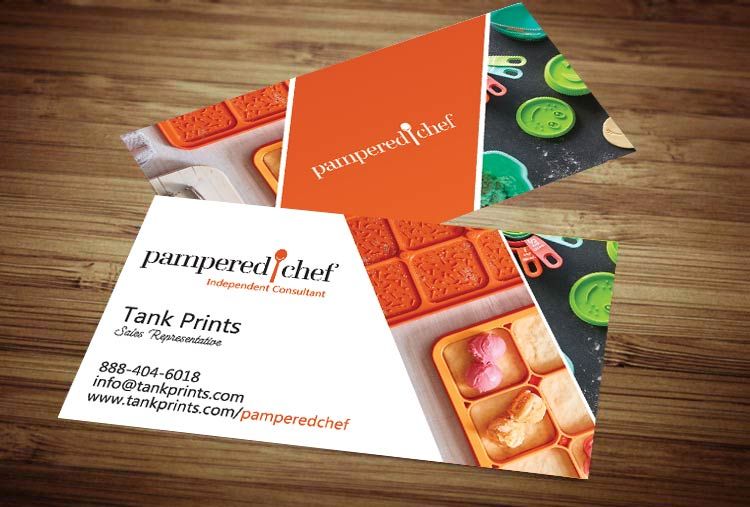 Pampered Chef Business Cards | Tank Prints | FREE SHIPPING
