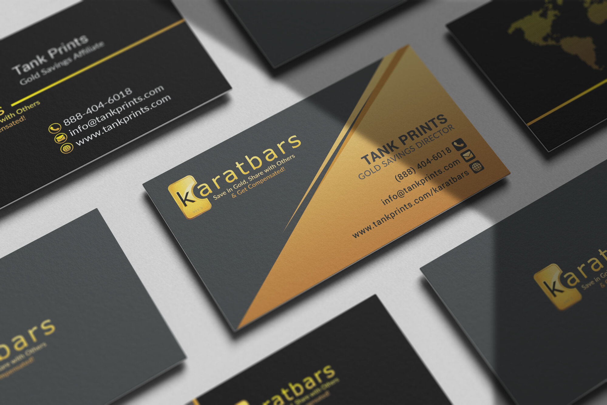 KaratBars Business Cards