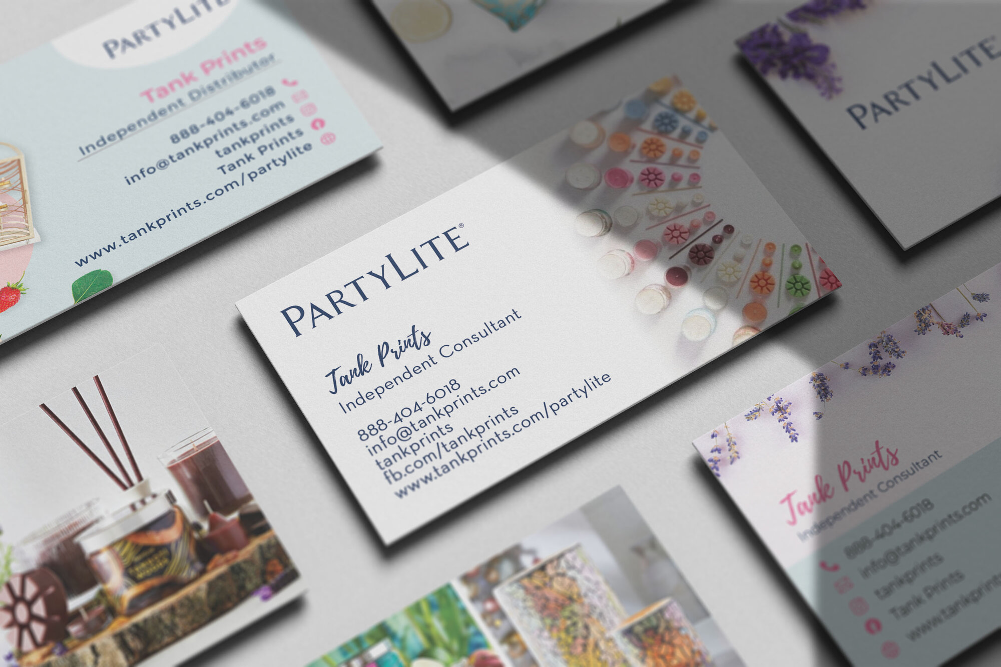 Partylite Business Cards
