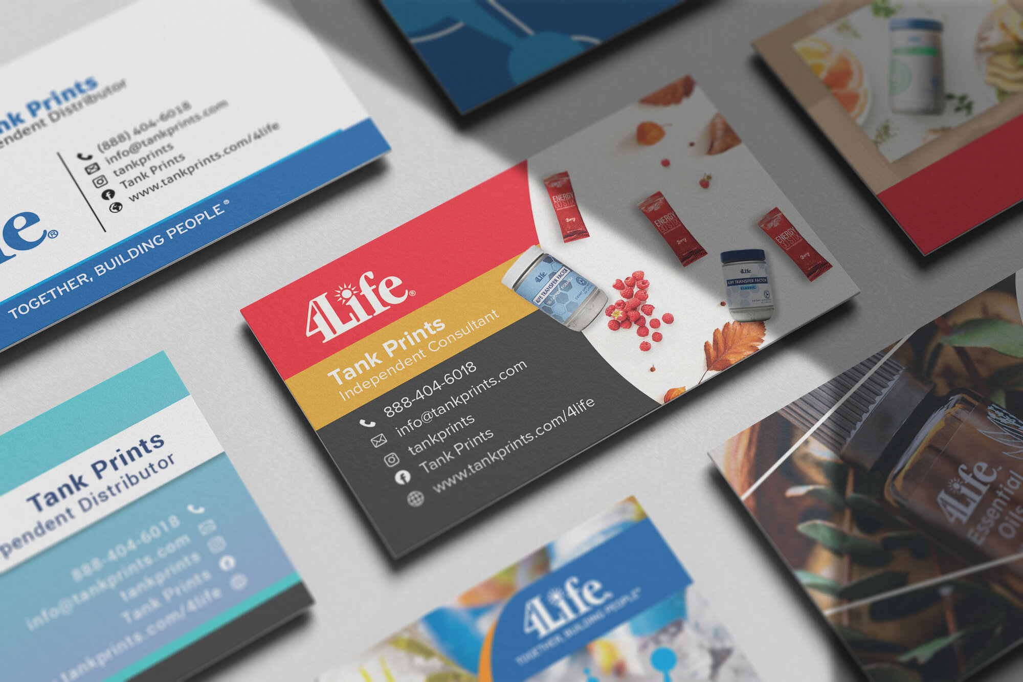 4Life Business Cards