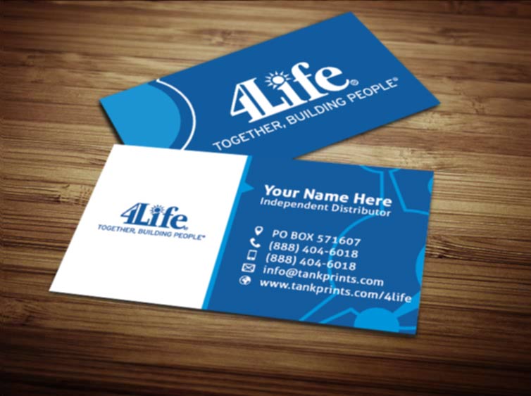4Life Business Card Design 1