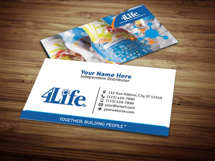 4Life Business Card Design 1
