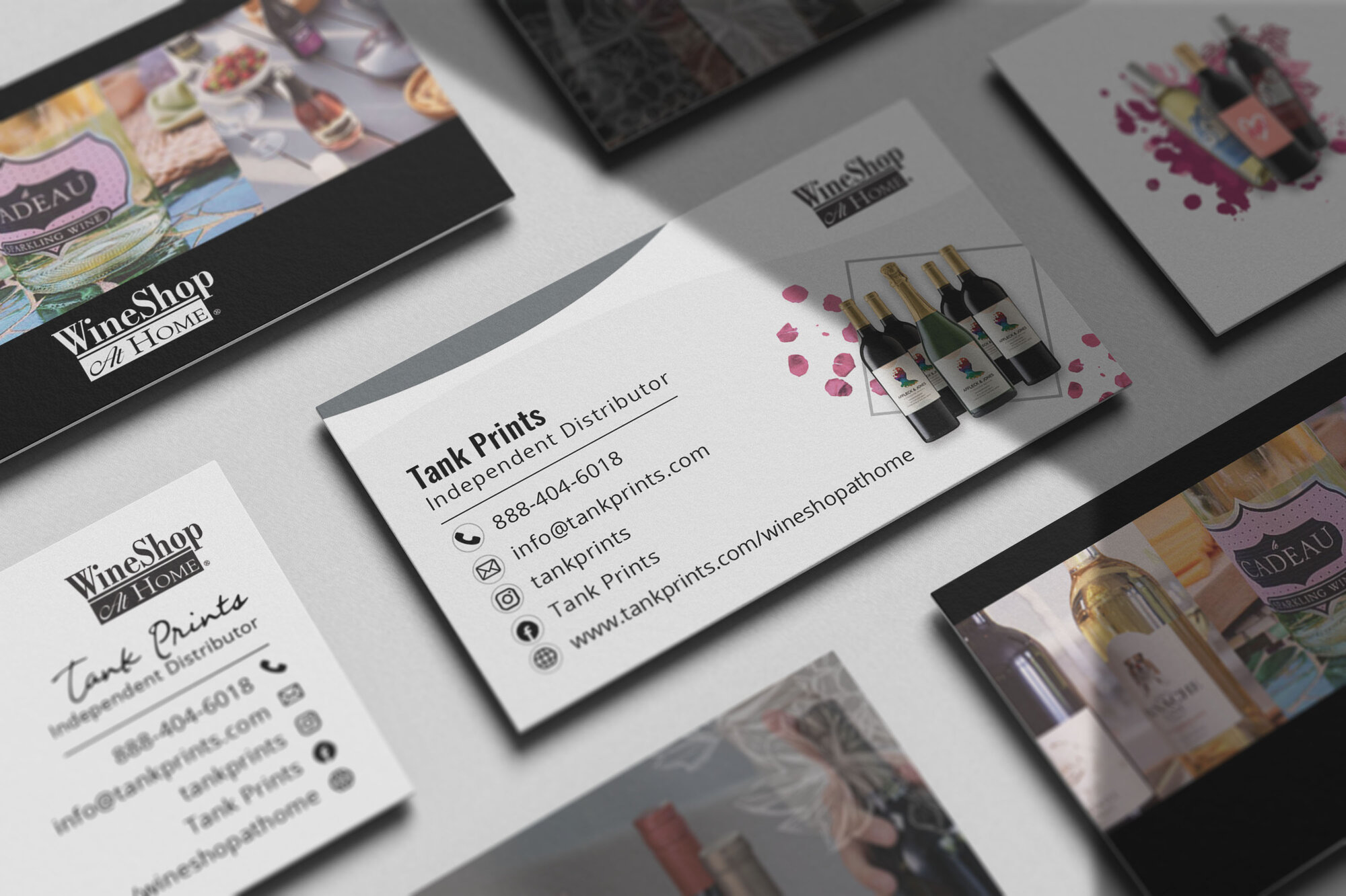 Wine Shop at Home Business Cards
