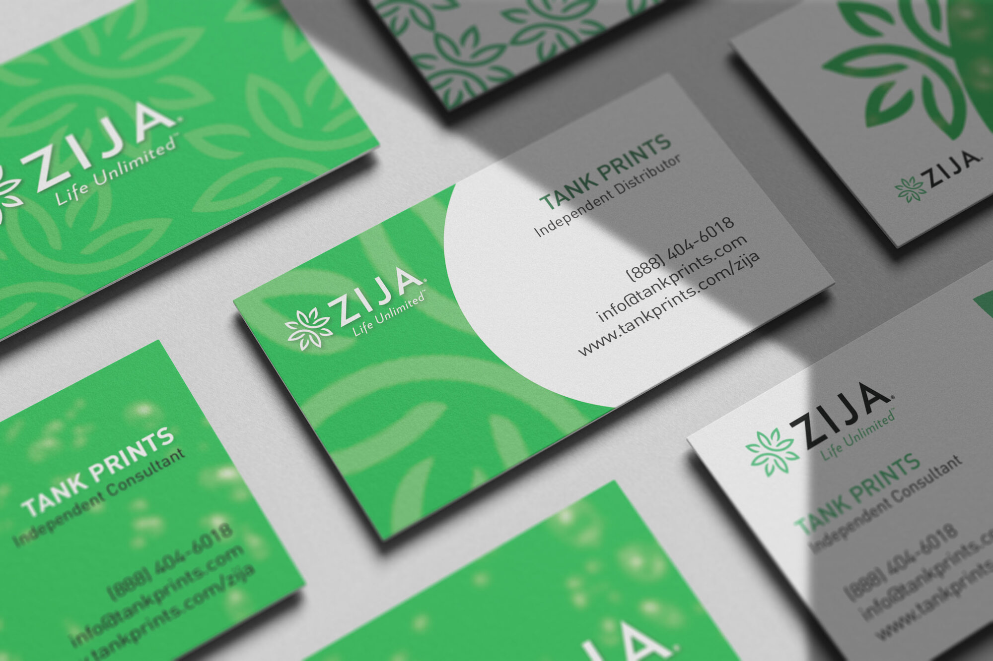 Zija Business Cards