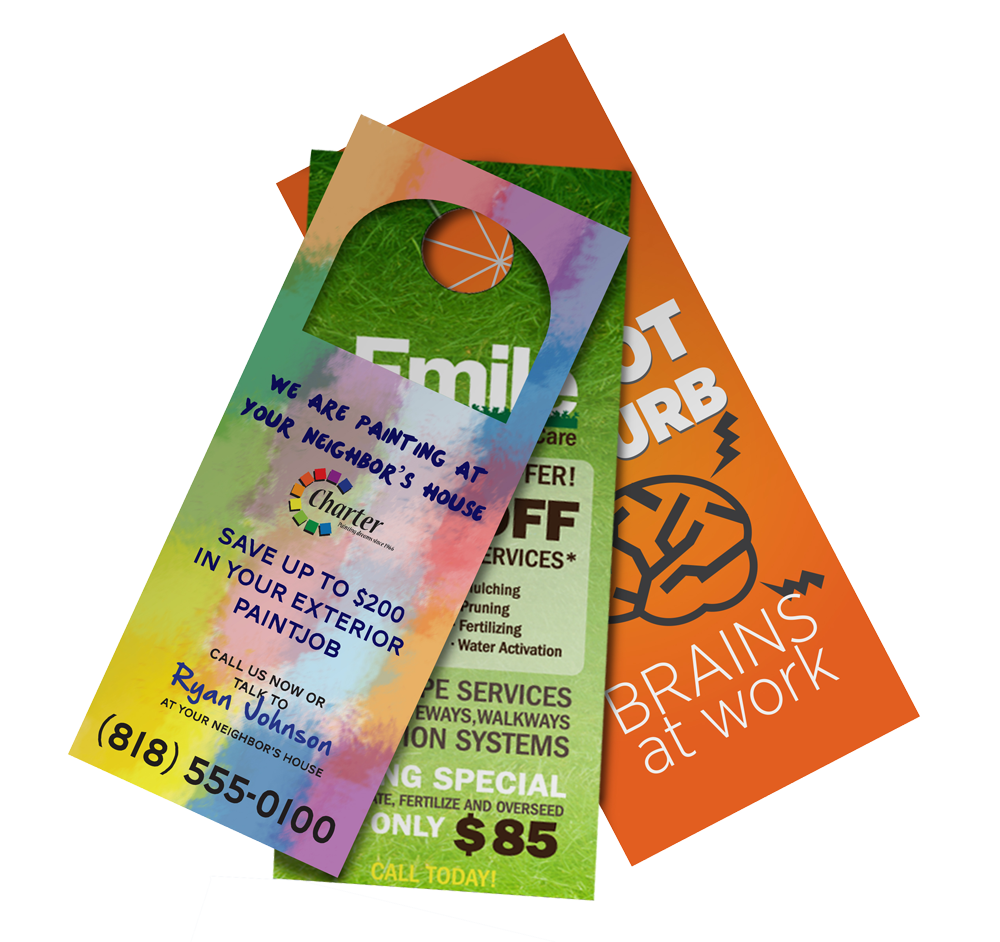 UV Coated UV Coated Door Hangers