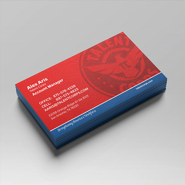 Painted Edge Business Cards
