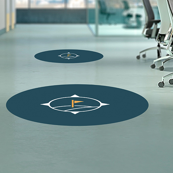 Aluminium Floor Graphics 3
