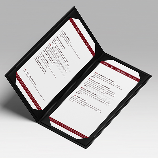 Cardstock Menus 3